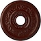 Ekena Millwork Genevieve Ceiling Medallion (Canopies up to 3 1/2"), 16 1/8"OD x 3 1/2"ID x 7/8"P, Brushed Mahogany CM16GNBMF - alternate 1